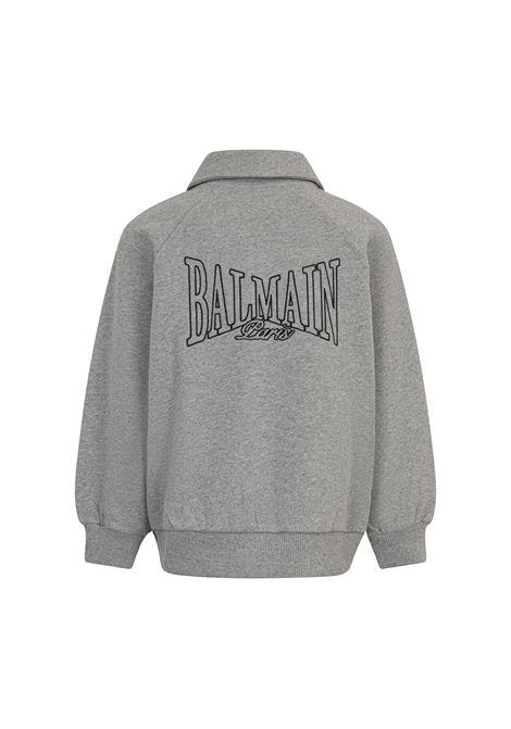 Camicia con logo BALMAIN KIDS | BZ4H20 Z3188806NE